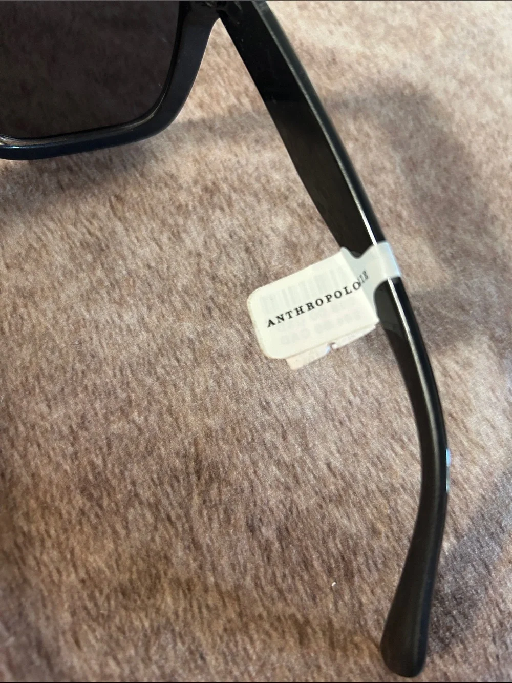 Square Retro Sunglasses in Dark Gray ANTHROPOLOGIE